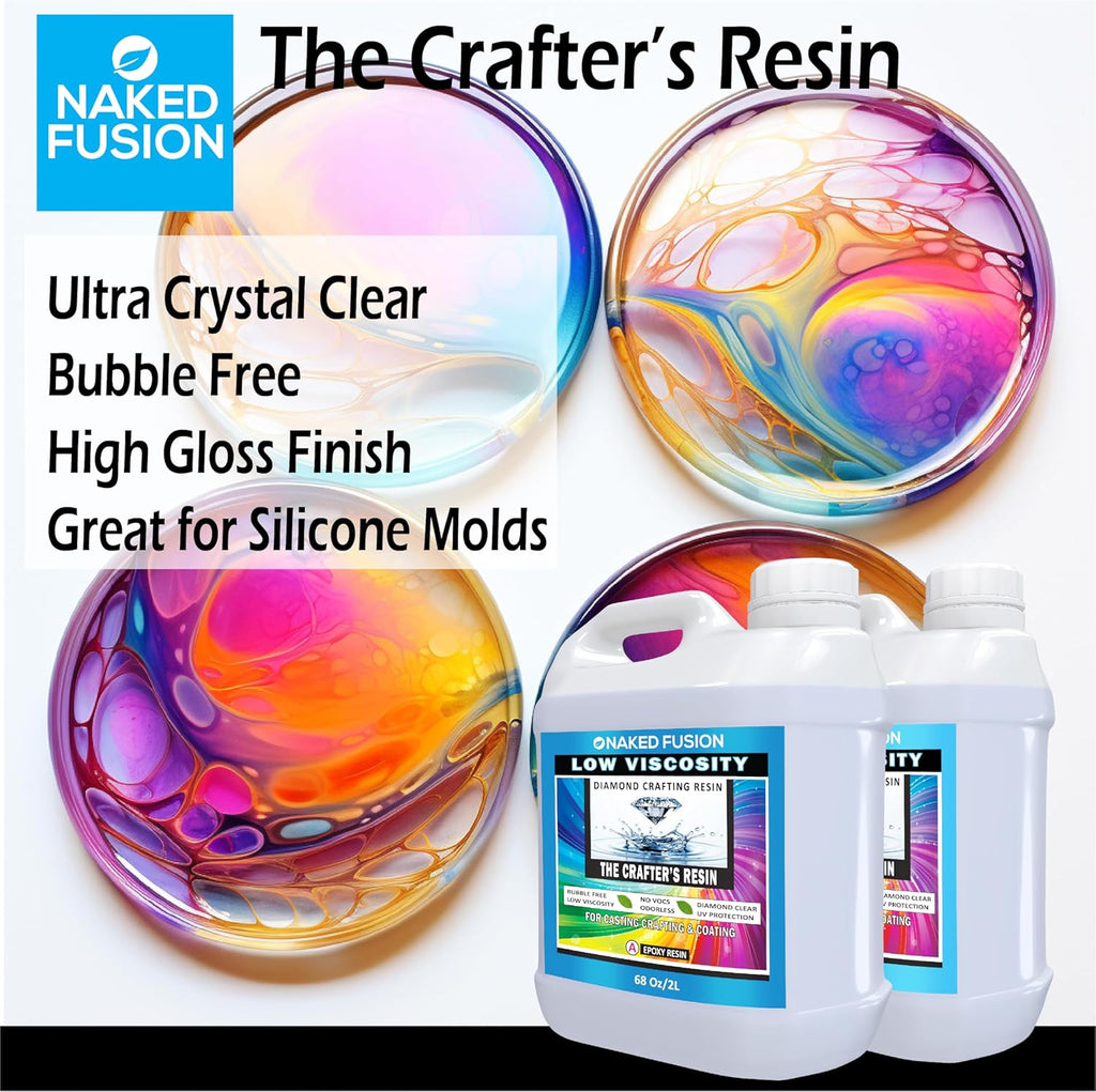 Epoxy Resin 80 oz Kit for Craft Art Casting, Clear Non-Toxic k7
