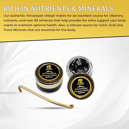 Himalayan Shilajit Resin with Fulvic Acid 10g k7m