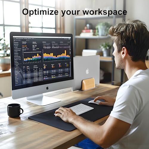 Wooden Vertical Laptop Stand for Desk k7x