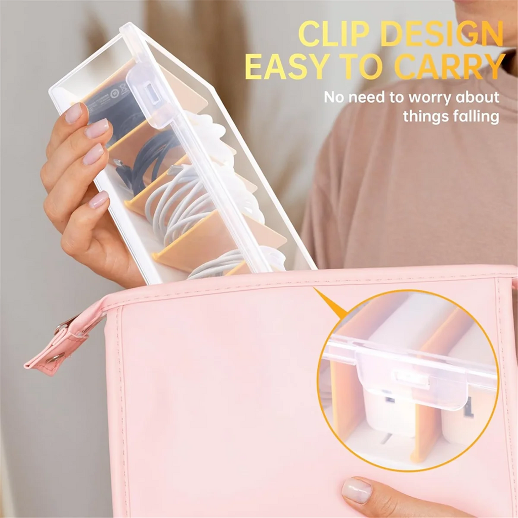 Cable Organizer Box with Lid a7