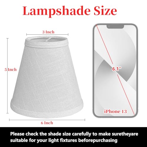 Mini Brown Barrel Lamp Shades Clip On Bulb Fabric Replacement 3x6x5 Inch Set of 2 k7
