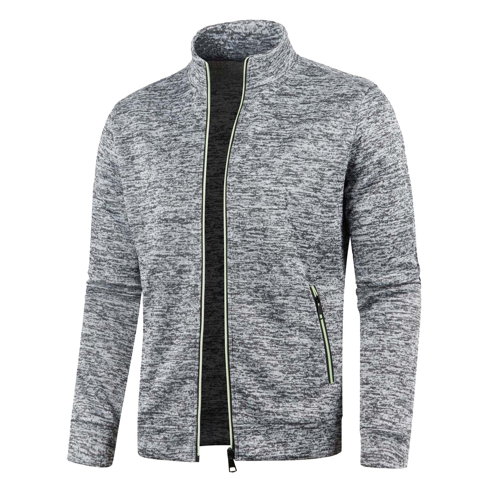 Mens Zip Up Hoodie Slim Fit Lightweight Side Pocket a7