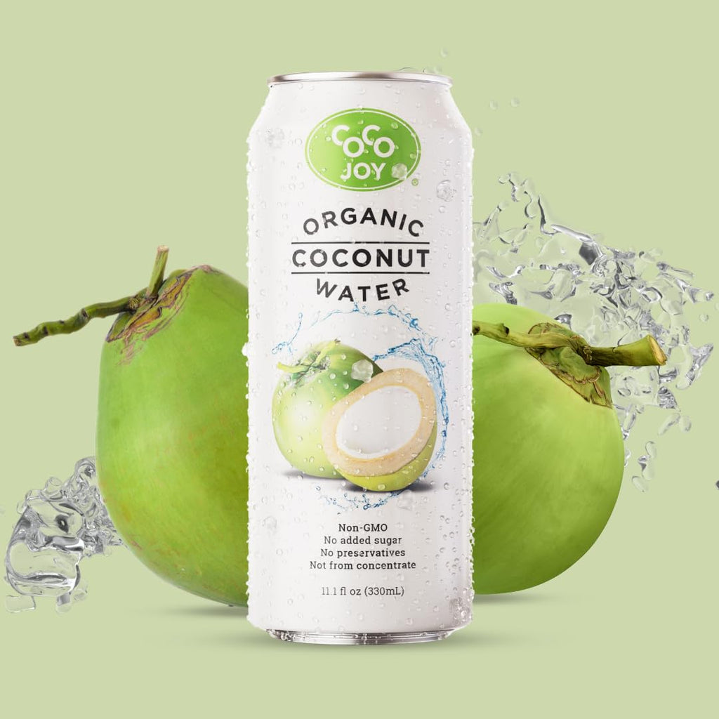 Organic Coconut Water Drink with Electrolytes, 11 Fl Oz Pack of 12 k7
