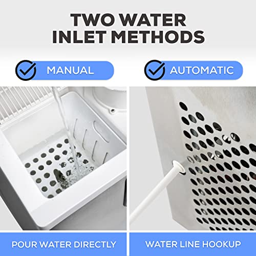 Electric Countertop Ice Maker Machine Portable Stainless Steel q7