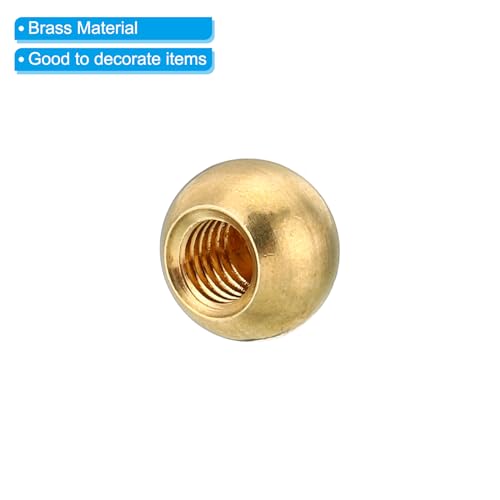 Brass Ball Lamp Decoration Screw Caps Nut Cover 10 Pack a7