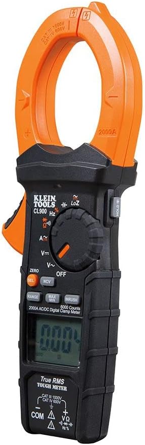 Clamp Meter, Auto Ranging TRMS, AC/DC 2000A, NCVT k7