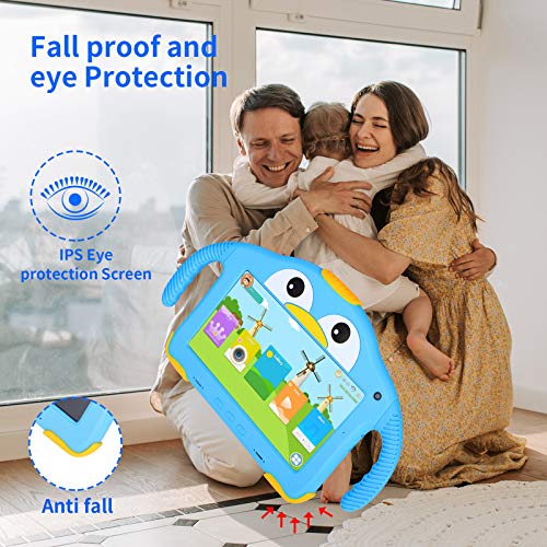 Kids Tablet 7in Android Learning Tablet with Kid-Proof Case a7