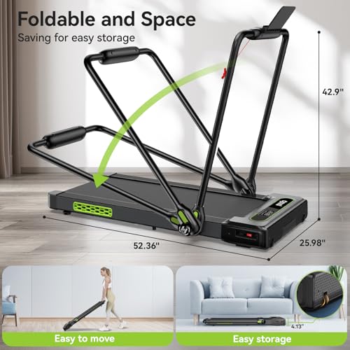 Walking Pad Treadmill 3 in 1 Foldable Electric 300 lbs a7