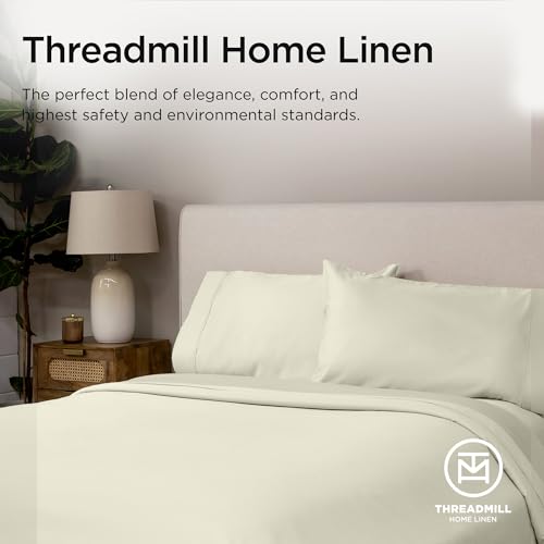 Cotton Sheet Set Queen 4PC Sateen Weave Deep Pocket k7m