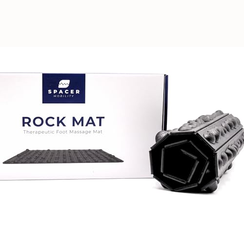 The Rock Mat by Spacer Mobility - Wake up your Feet and Stimulate Nerve Endings, Relieve Tension, and Promote Relaxation | Made with Firm Foam, Releases Tension & Increases Proprioception