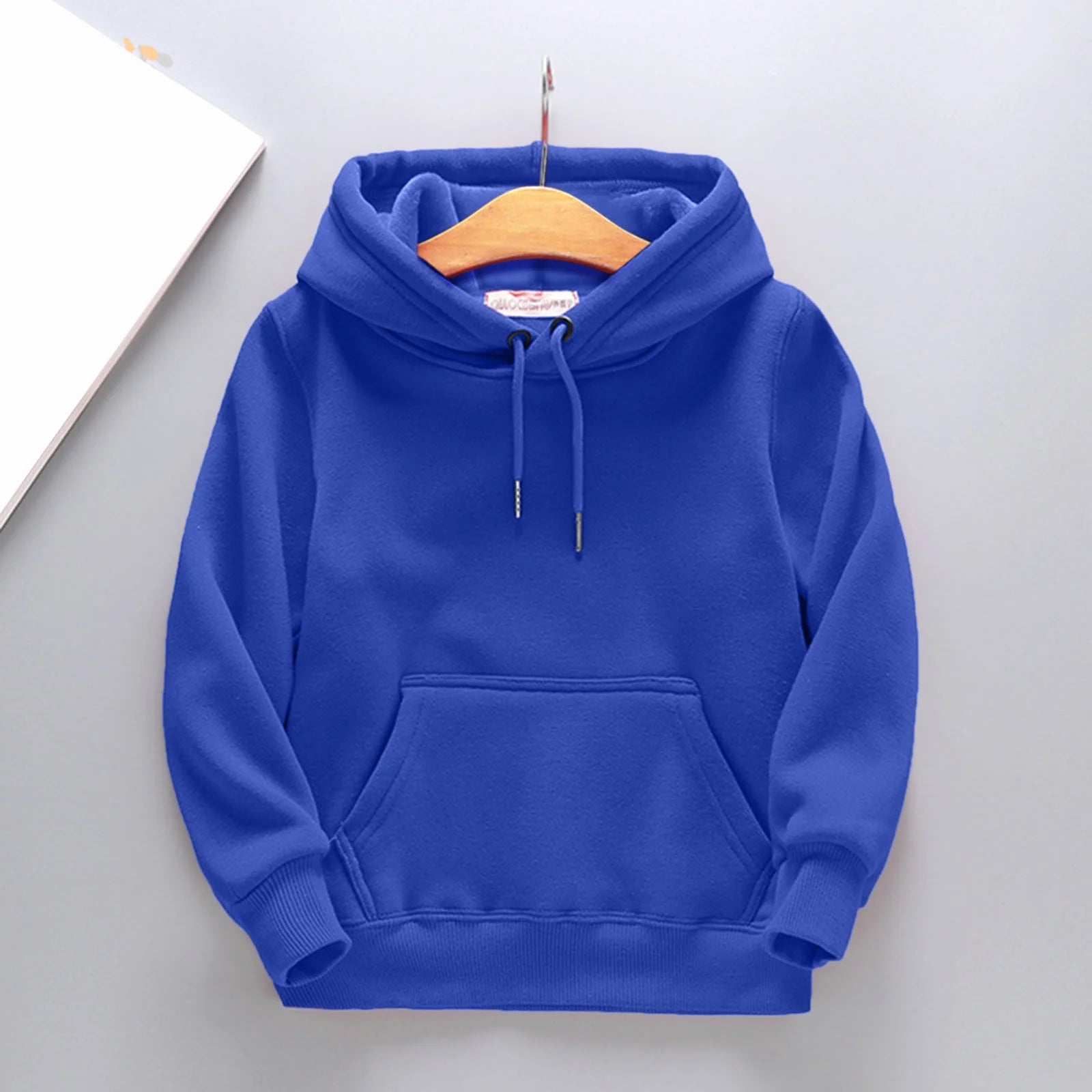 Boys Hoodies Winter Drawstring Hooded Pullover with Pockets 7k