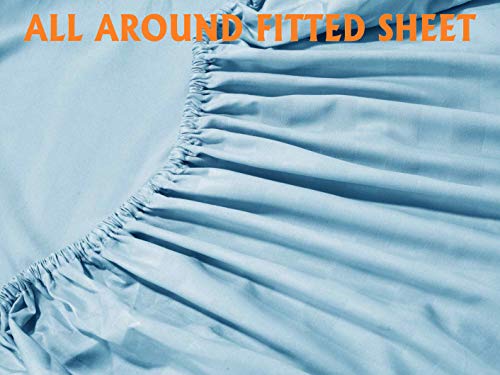 Softest Cozy 6-Piece Microfiber Sheet Set Queen Silver a7