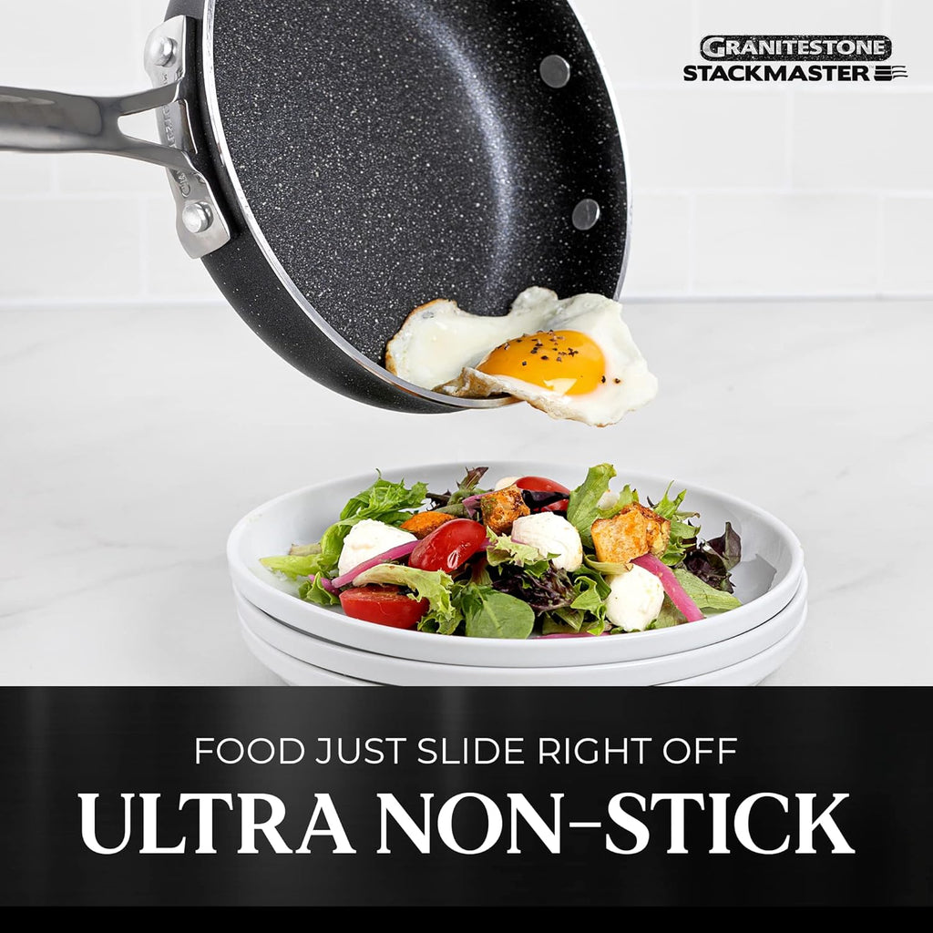 Nonstick Cookware Set 15 Piece, Scratch Resistant Pots and Pans a7
