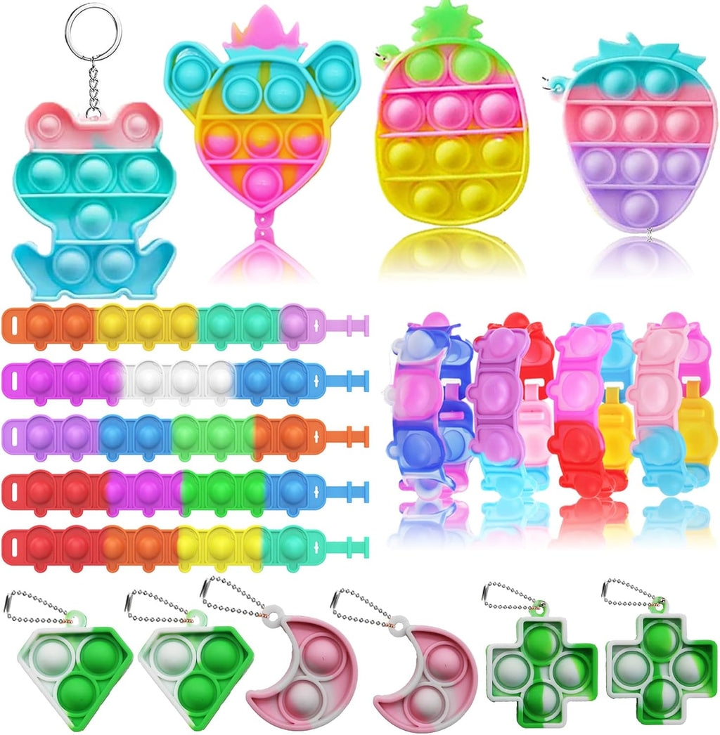 104 Pack Party Favors Kids Toys Treasure Box Classroom Prizes Pinata Filler q7