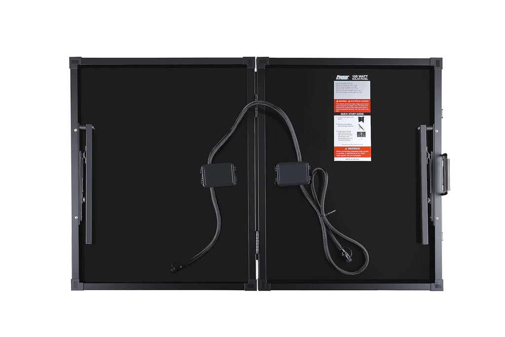 Solar Panel 100W Portable for RV Power Station Black k7