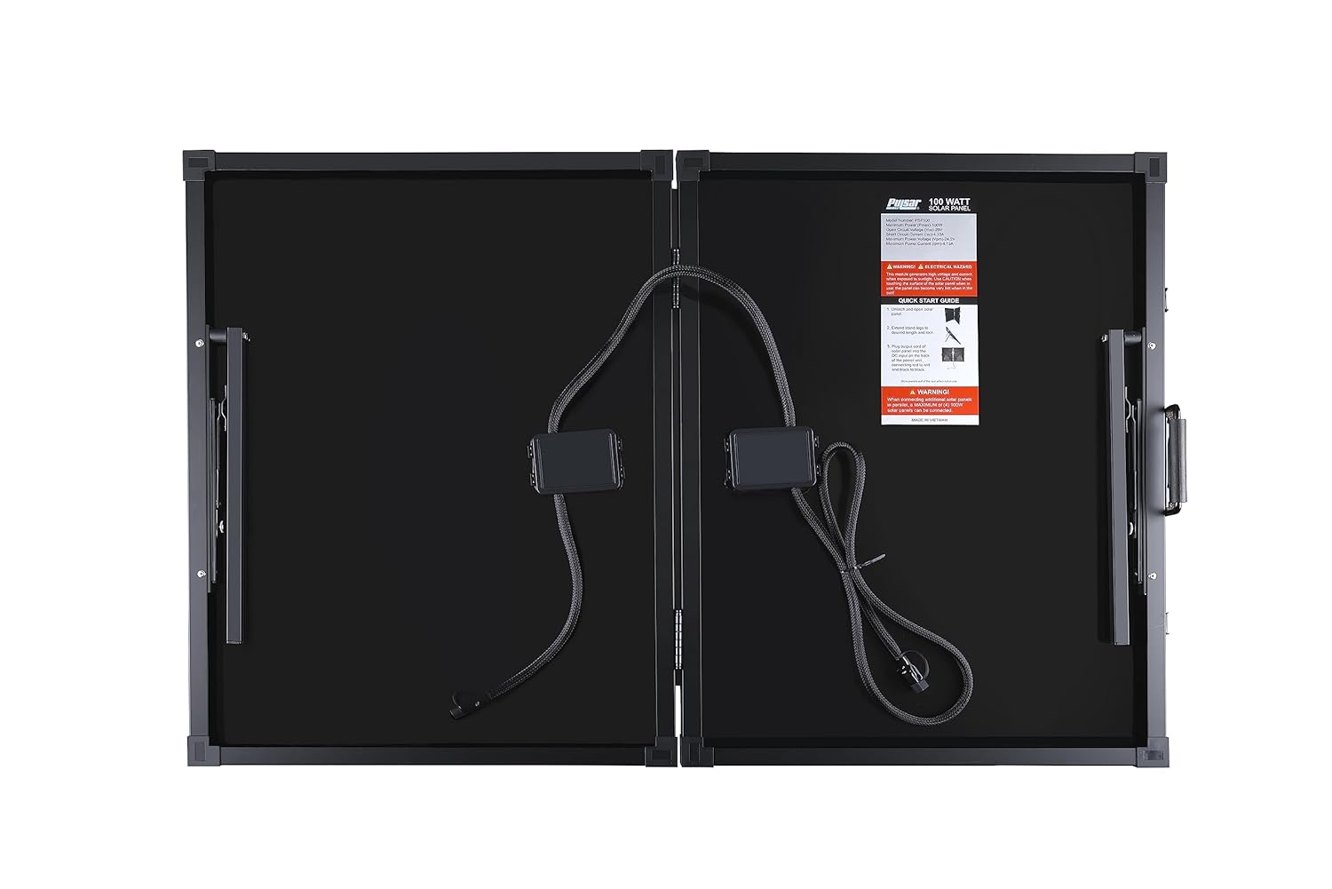 Solar Panel 100W Portable for RV Power Station Black k7