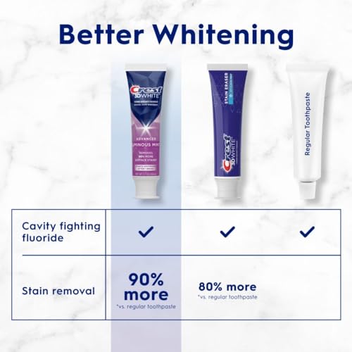 Teeth Whitening Toothpaste, 4 Count, 3.7 oz k7m