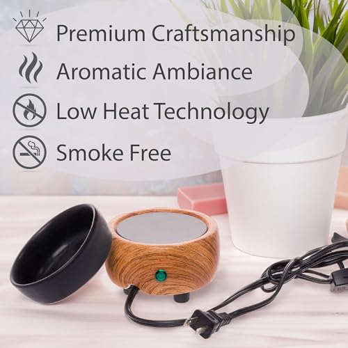 White Farmhouse Wax Warmer Electric Plug In a7