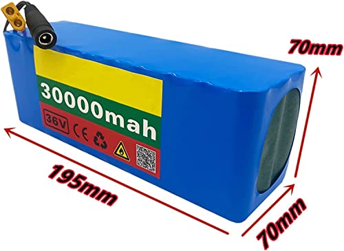 36V 30Ah Ebike Battery Lithium Ion Pack XT60 k7