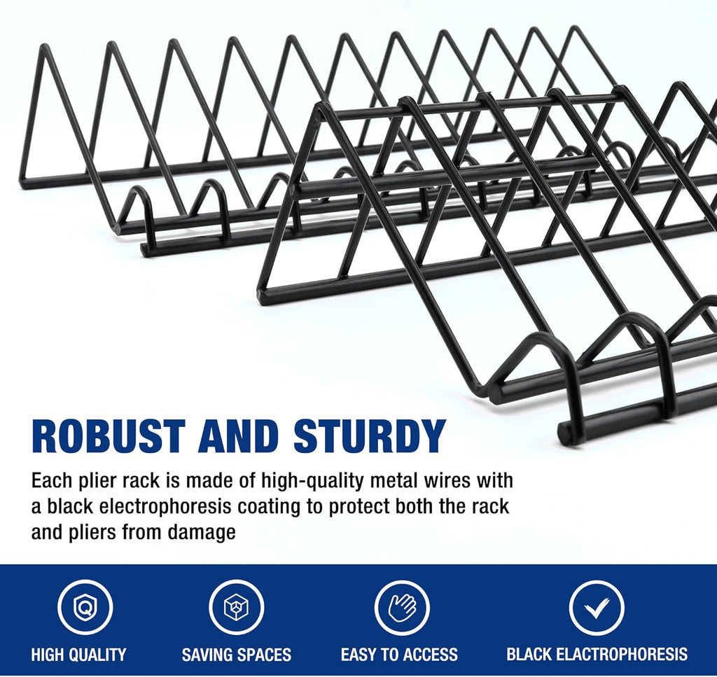 Plier Organizer Rack 2-Pack, Tool Box Storage Holder for Drawer k7m