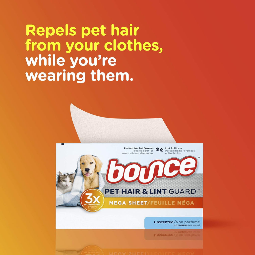 Pet Hair & Lint Guard Dryer Sheets Unscented 120 Count k7