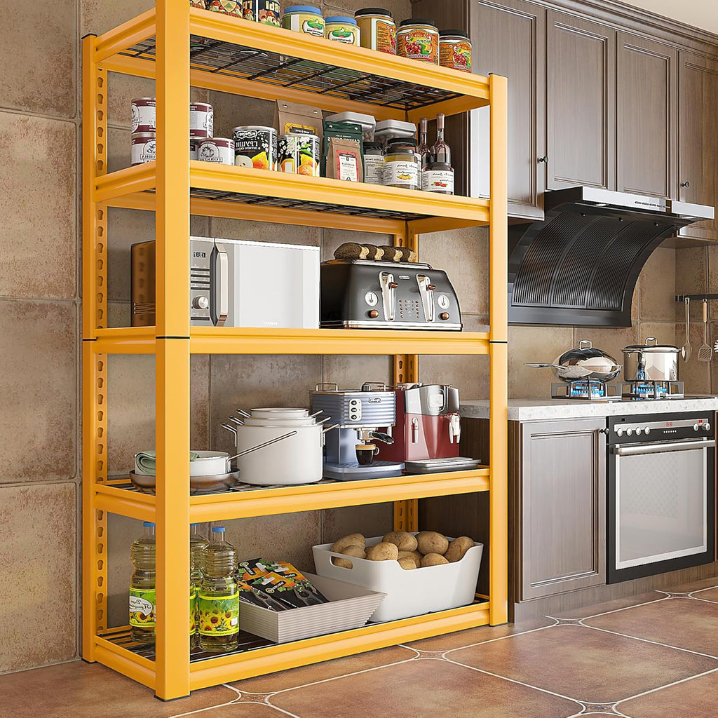 Garage Shelving Heavy Duty 5-Tier Adjustable Metal Storage Rack 72H k7