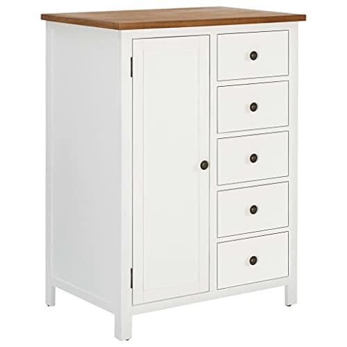 Wardrobe 29.9"x20.5"x41.3" Solid Oak Wood,Spacious Wooden Wardrobe with Hanging Rod and Drawers for Ample Storage Armoires & Wardrobes for Bedroom