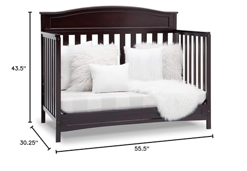 Baby Crib 4-in-1 Convertible White k7