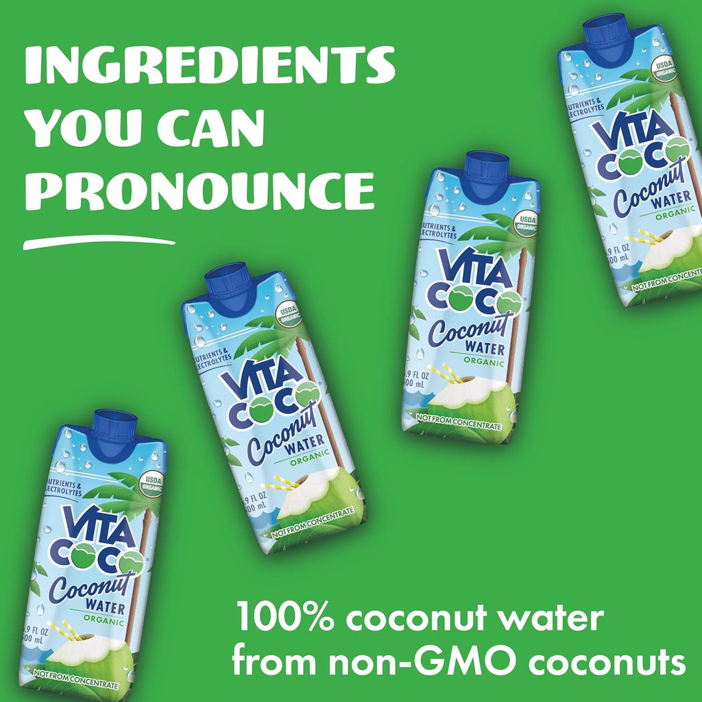 Coconut Water Pure Organic Natural Electrolytes 12 Pack A7