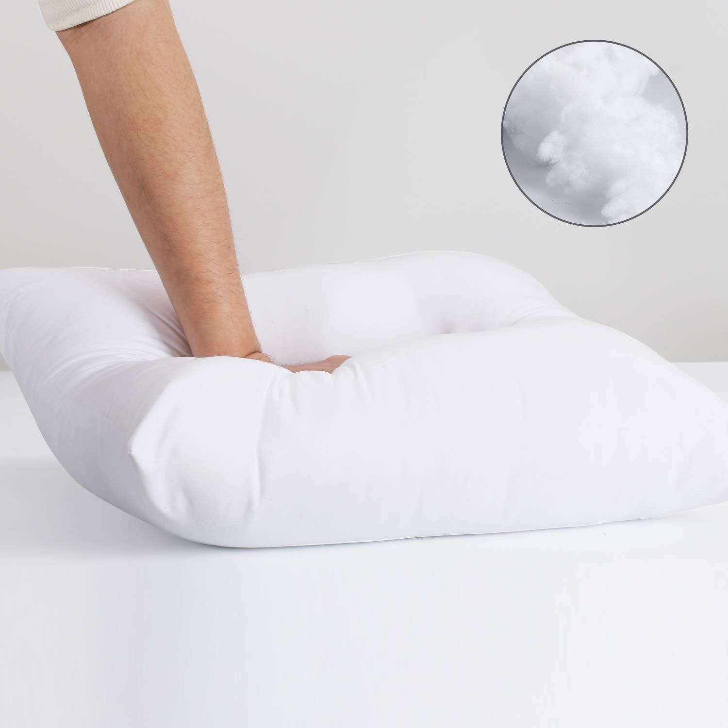 18x18 Pillow Inserts Outdoor Pack of 4 Water Resistant Hypoallergenic Square Cushion Stuffer Forms a7