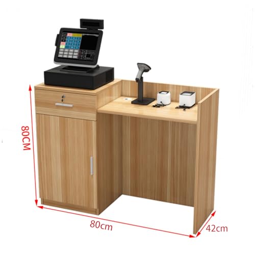 Reception Desk with Counter for Salon Lobby Office k7m