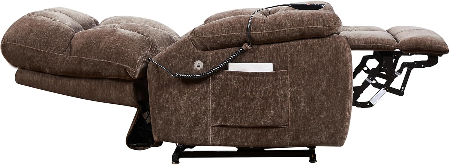 Electric Lift Recliner Chair with Massage Heating USB Ports a7