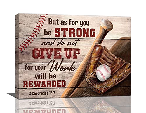 Christian Anchor Wall Art Coastal Nautical Beach Canvas Print Painting Scripture Bible Motivational Quotes Pictures Framed Christian Gifts Artwork Dining Living Bathroom Decor for Home Office 16"x24"