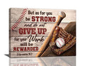 Christian Anchor Wall Art Coastal Nautical Beach Canvas Print Painting Scripture Bible Motivational Quotes Pictures Framed Christian Gifts Artwork Dining Living Bathroom Decor for Home Office 16"x24"