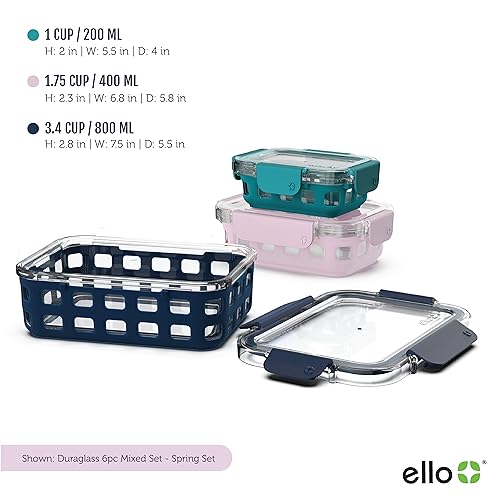 Glass Meal Prep Containers with Airtight Lids k7m