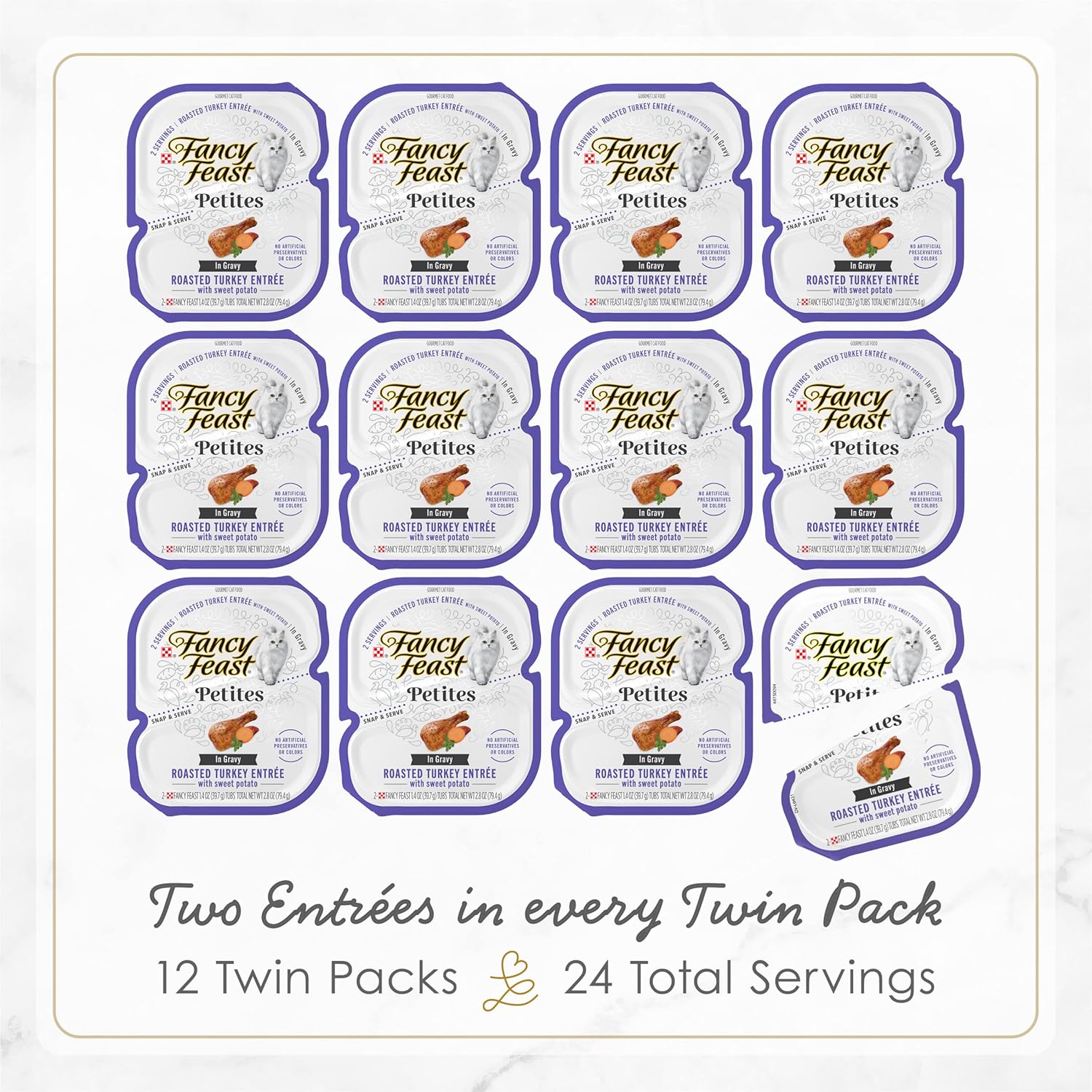 Wet Cat Food Turkey & Sweet Potato Entree 12 Pack a7