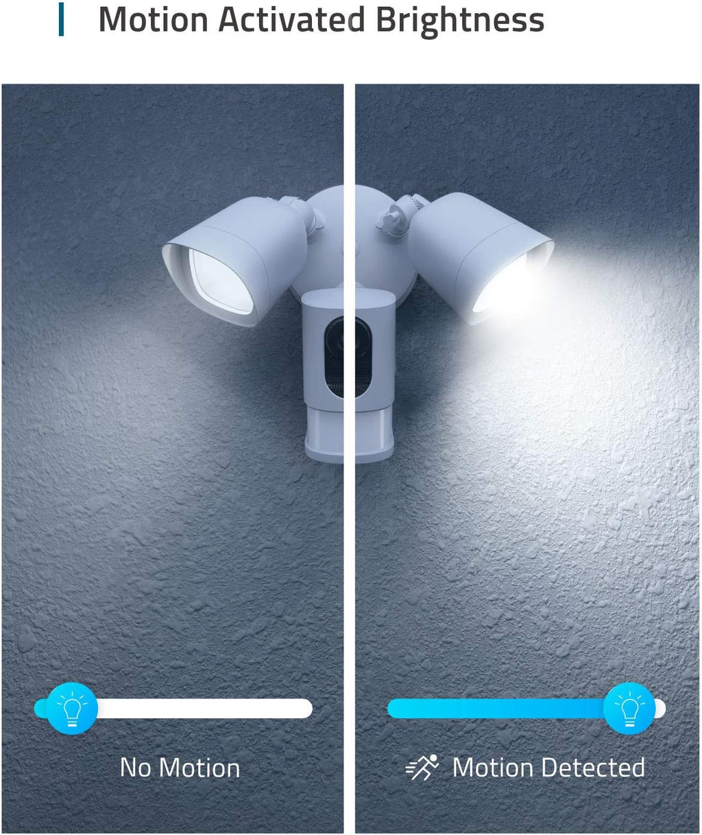 Floodlight Camera 1080p Weatherproof AI k7m