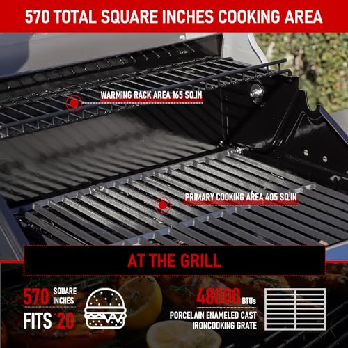 Stainless Steel 3 Burner Propane Gas Grill with Side Burner a7
