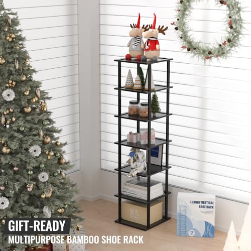 Bamboo Shoe Rack Organizer for Entryway Closet a7