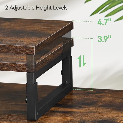 Monitor Stand Riser with Charging and Phone Holder k7m