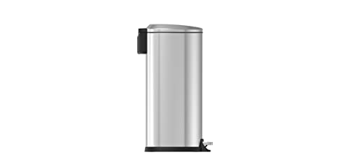 Stainless Steel Step-on Trashcan 13.2 Gal k7