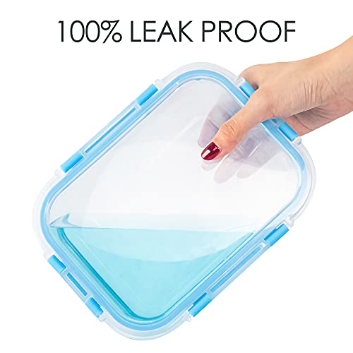 Glass Food Storage Containers with Lids Airtight Leak Proof7k