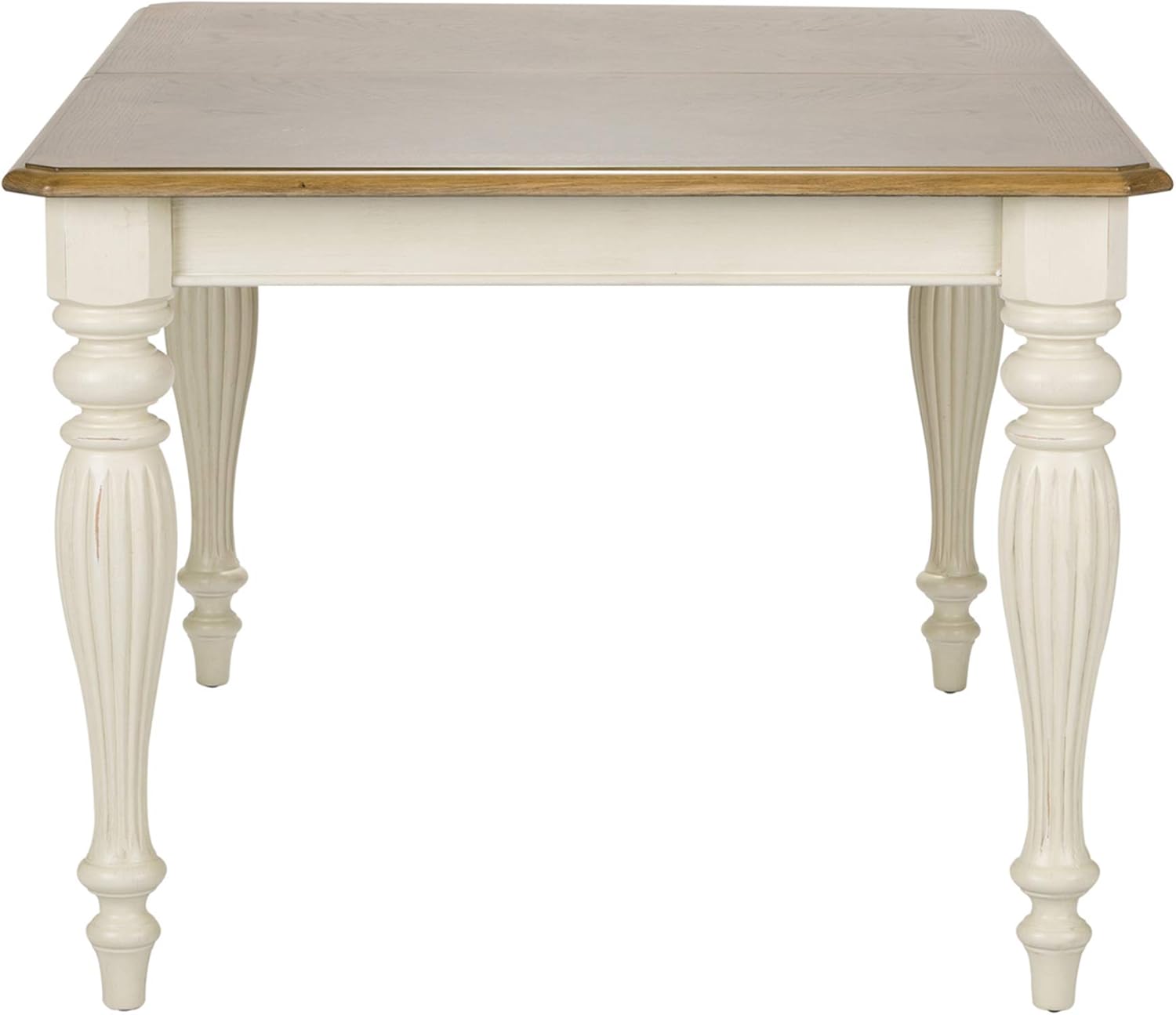 Outdoor Rectangular Table Set 7 Piece White a9