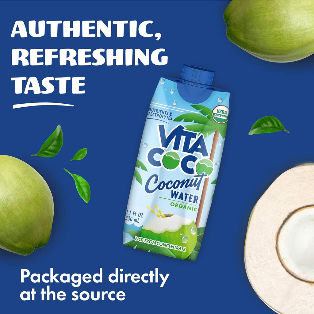 Coconut Water Pure Organic Natural Electrolytes 12 Pack A7