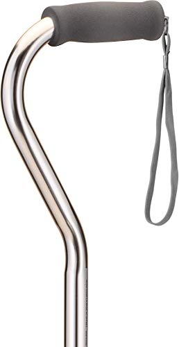 Quad Cane Large Base Offset Silver a7