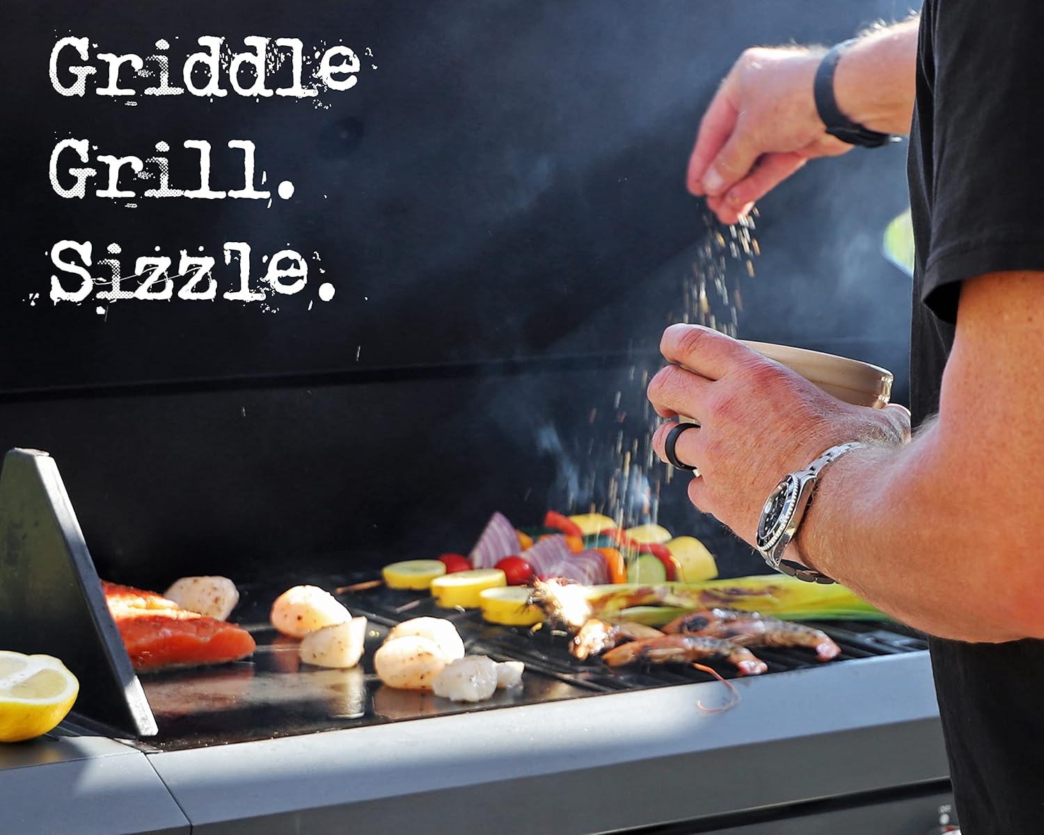 Stainless Steel 3-Burner Propane BBQ Grill with Prep Table a7