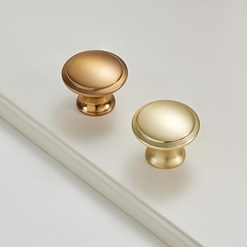 Black Cabinet Knobs Matte Round 1 1/4 inch Hardware a7