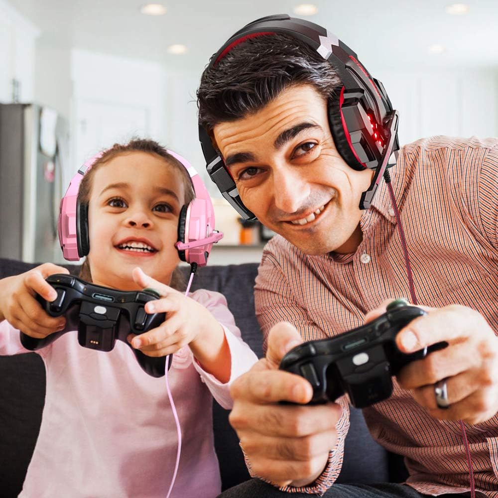 Gaming Headset for PS4 PC Xbox One Noise Cancelling Over Ear with Mic k7x