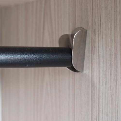 Polygon Corner Wardrobe Closet with Hanging Rods Gray k7m