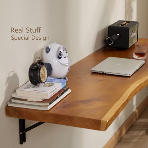 Foldable wall desk for small spaces solid wood a7